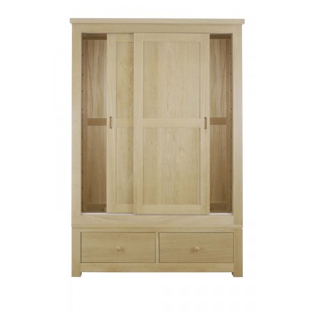 Sliding door double wardrobe