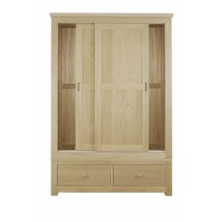 Sliding door double wardrobe
