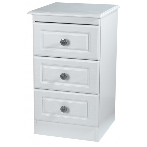 Pembroke 3 drawer bedside